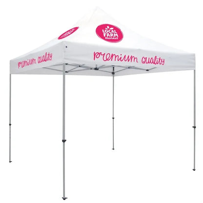 10' Deluxe Tent Kit (Full-Color Imprint, 4 Locations)