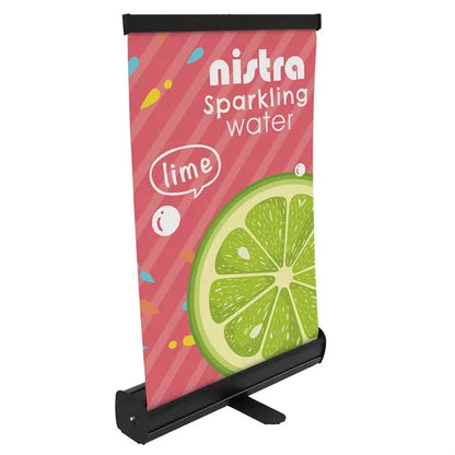 18" Economy Tabletop Retractor Kit (No-Curl Opaque Fabric)