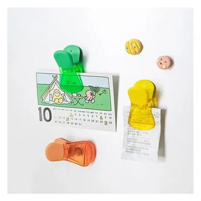 Plastic Magnetic Chip Clip Custom Pad Printing Bag Clips