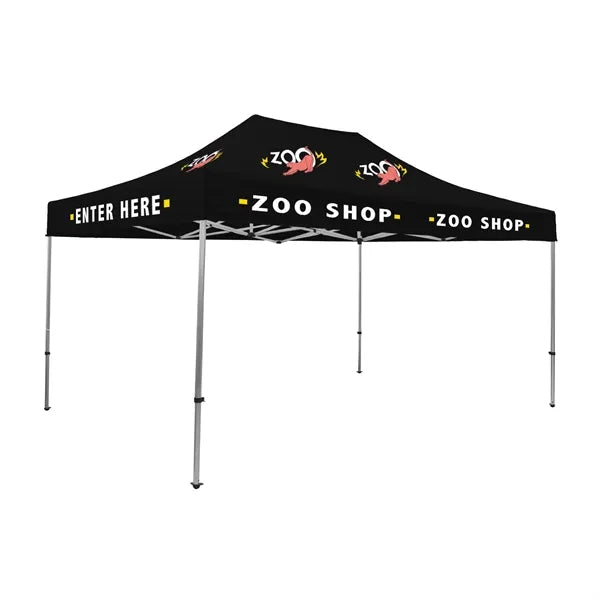 15' Premium Tent Kit (Imprinted, 11 Locations)