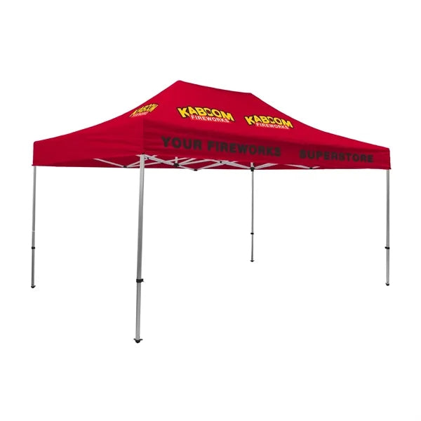 15' Premium Tent Kit (Imprinted, 5 Locations)