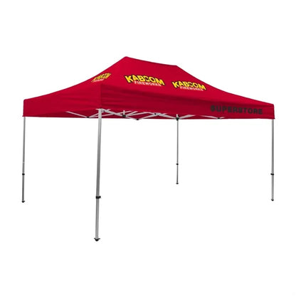 15' Premium Tent Kit (Imprinted, 4 Locations)