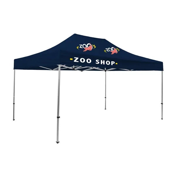 15' Premium Tent Kit (Imprinted, 3 Locations)