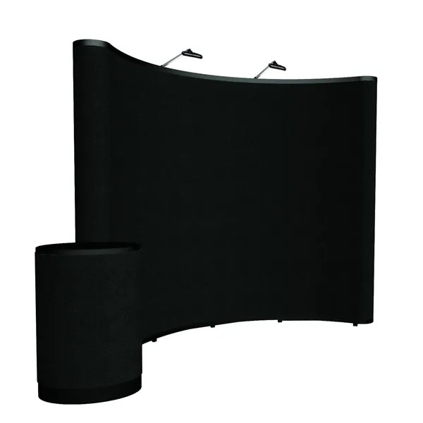 10' Curved Show 'N Rise Floor Display Kit (Fabric)
