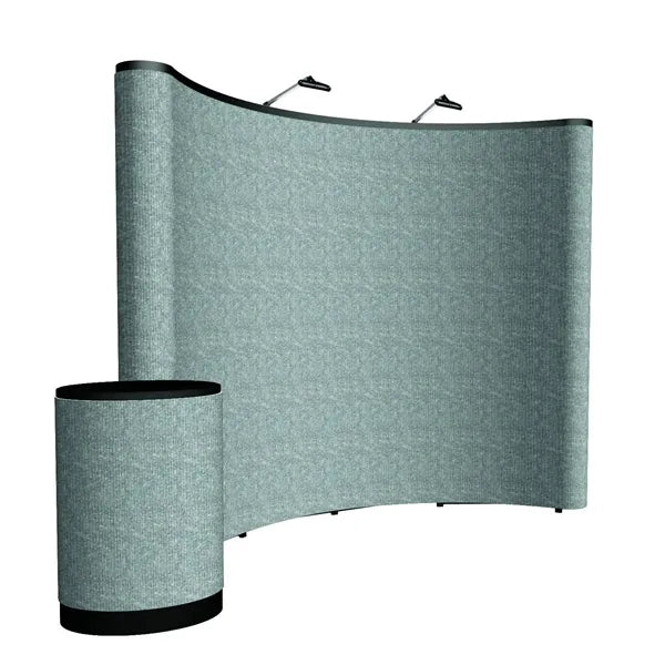 10' Curved ARISE Floor Display Kit (Fabric)