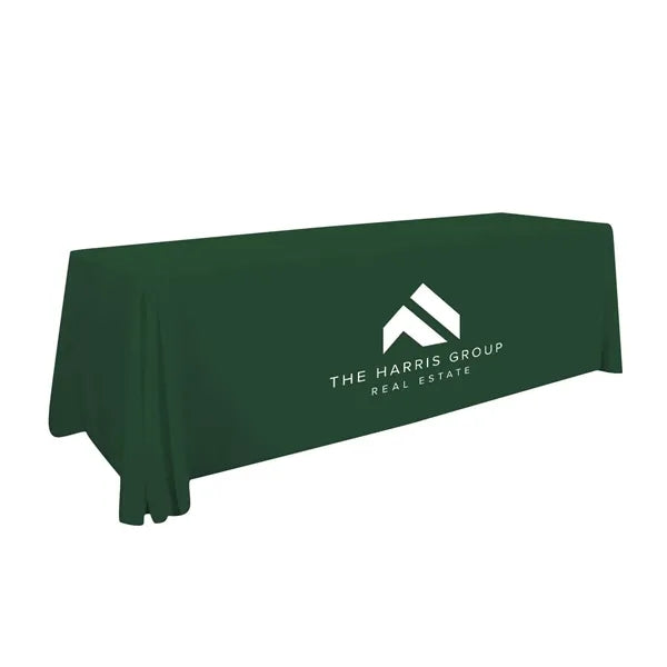 8' Value Lite Table Throw (White Imprint, One Location)