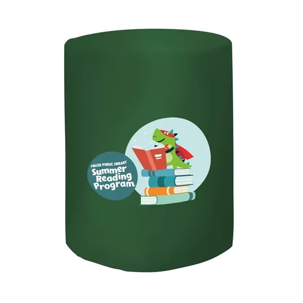 Bar-Height Round Fitted Table Throw (Full-Color Front Only)