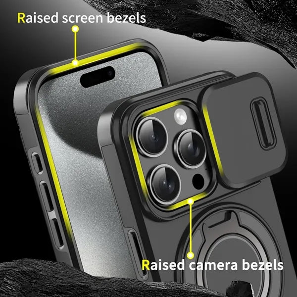 Magnetic Rotating Stand Case For Iphone 16 Pro Max
