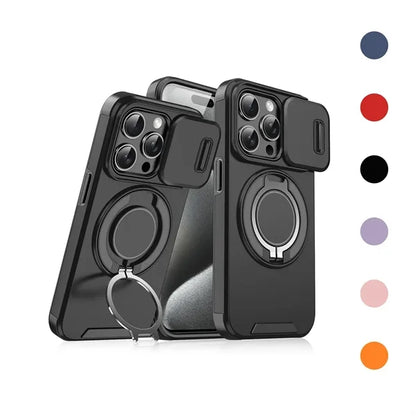 Magnetic Rotating Stand Case For Iphone 16 Pro Max