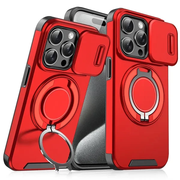 Magnetic Rotating Stand Case For Iphone 16 Pro Max