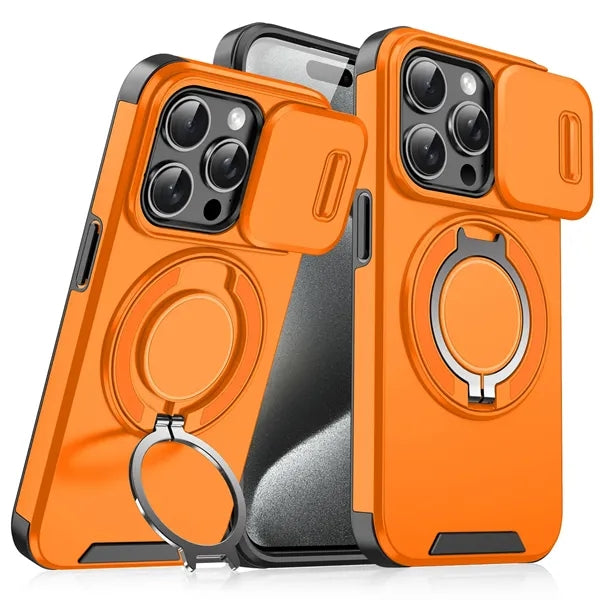 Magnetic Rotating Stand Case For Iphone 16 Pro Max