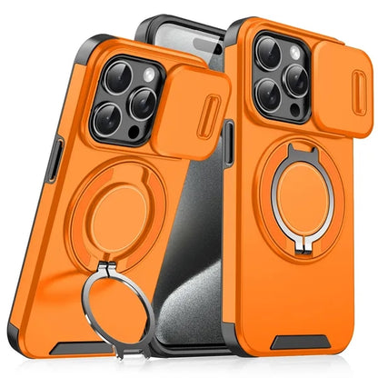 Magnetic Rotating Stand Case For Iphone 16 Pro Max