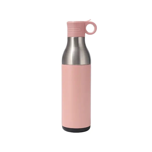 Insulated Stainless Steel Travel Mug With Can Cooler & Straw