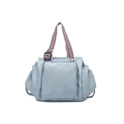 2In1 Foldable Nylon Large Capacity Tote Backpack