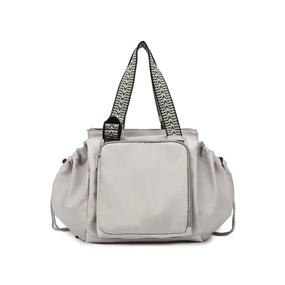 2In1 Foldable Nylon Large Capacity Tote Backpack