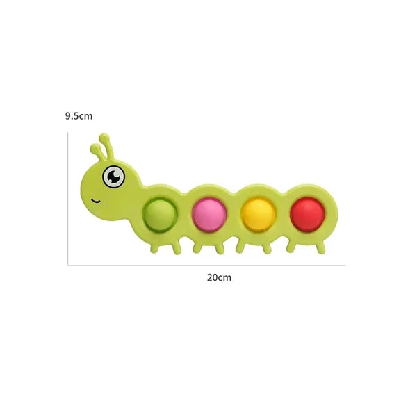 Kids Silicone Push Pop Sensory Fidget Toy