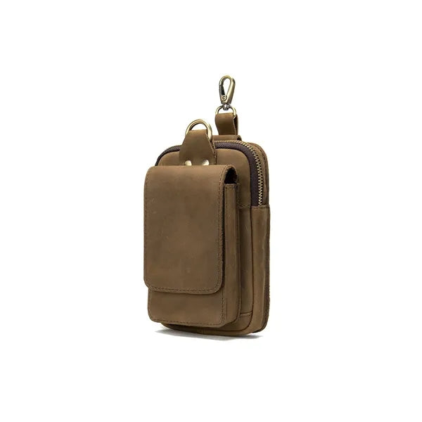 Leather Crossbody Phone Bag With Rfid Protection
