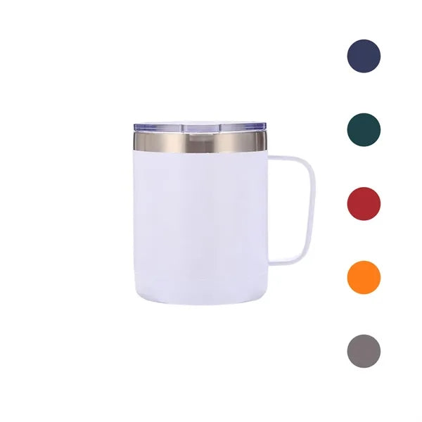 10Oz Steel Travel Tumbler With Handle