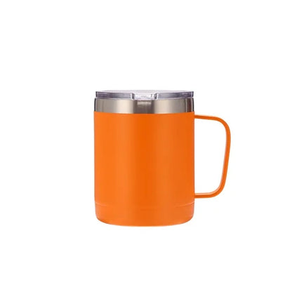 10Oz Steel Travel Tumbler With Handle