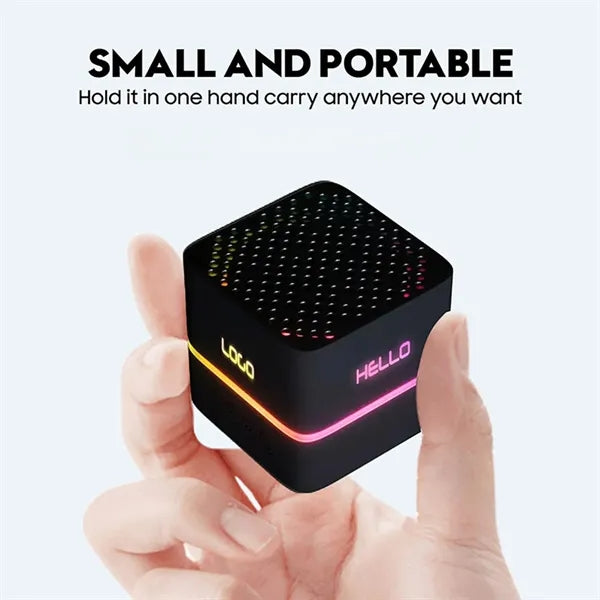 Square Led Wireless Bluetooth Speaker