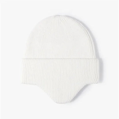 Winter Knit Earflap Hat Cold Weather Beanie