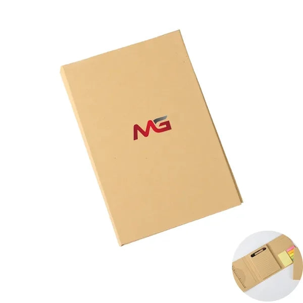 Portable Notepad With Pen Convenient Sticky Notebook
