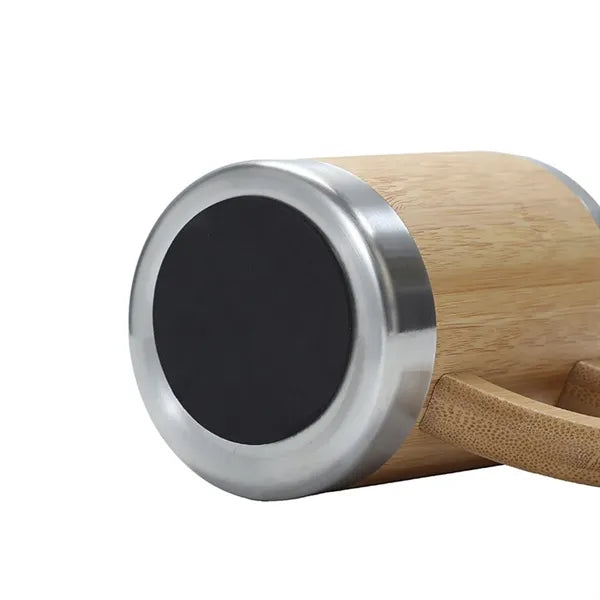 Customizable Eco-Friendly Bamboo Stainless Steel Thermos Cup