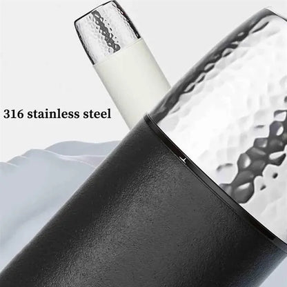 316 Vacuum Thickened Stainless Steel Thermos Cup With Filter