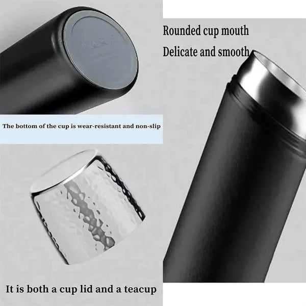 316 Vacuum Thickened Stainless Steel Thermos Cup With Filter