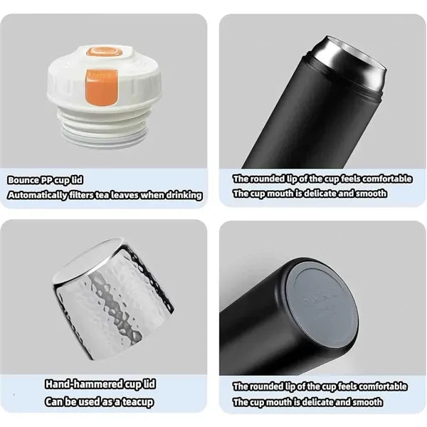 316 Vacuum Thickened Stainless Steel Thermos Cup With Filter