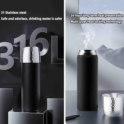 316 Vacuum Thickened Stainless Steel Thermos Cup With Filter