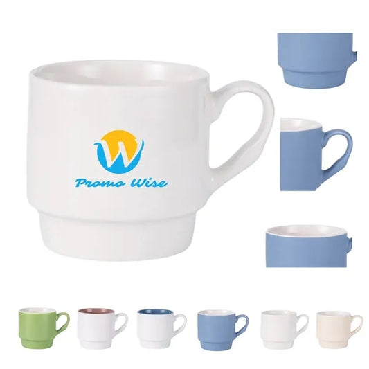 Creative Cartoon Colorful Customizable Ceramic Stacking Cups