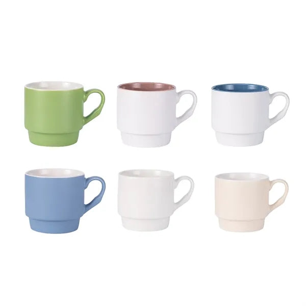 Creative Cartoon Colorful Customizable Ceramic Stacking Cups