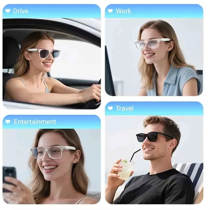 AI Bluetooth Translation Smart Glasses