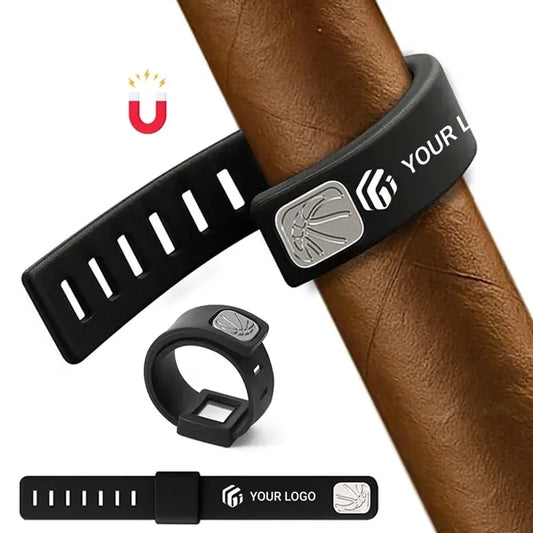 Sporting event golf fishing adjustable magnetic cigar holder