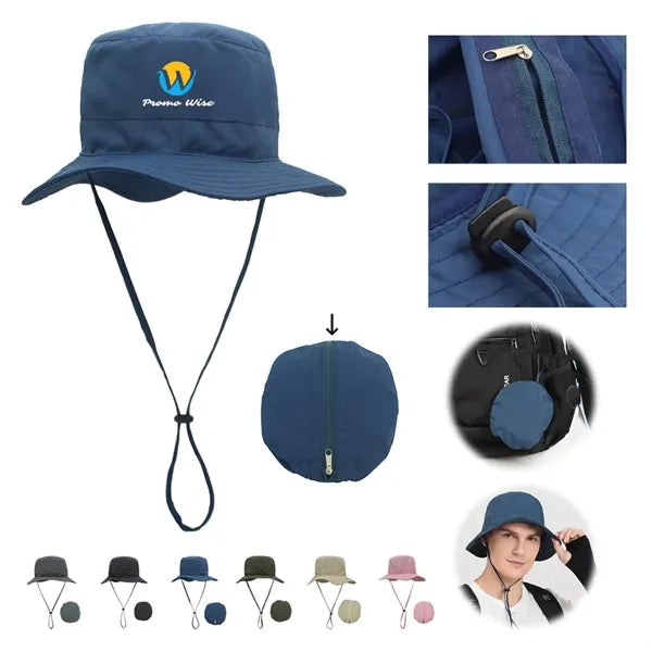 Foldable Outdoor Sun-Proof Quick-Drying Thin Bucket Hat