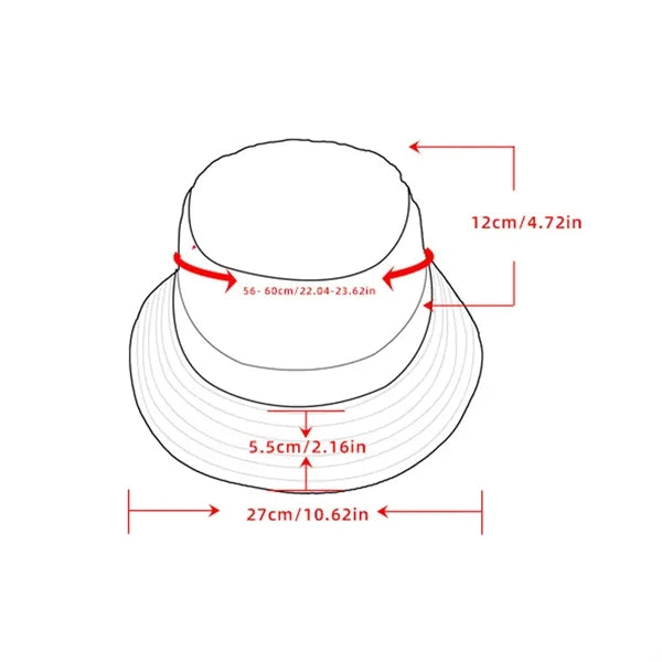 Foldable Outdoor Sun-Proof Quick-Drying Thin Bucket Hat