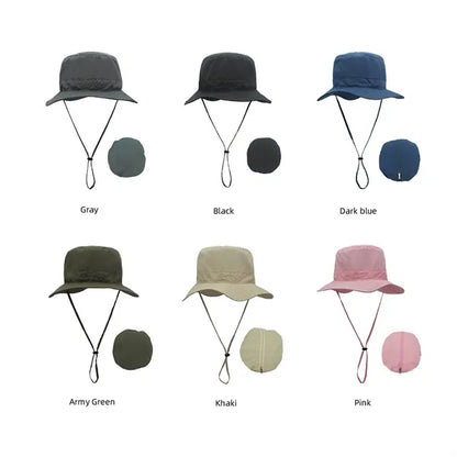 Foldable Outdoor Sun-Proof Quick-Drying Thin Bucket Hat