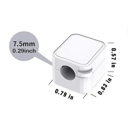 Office desk workspace organizer cable management cord holder