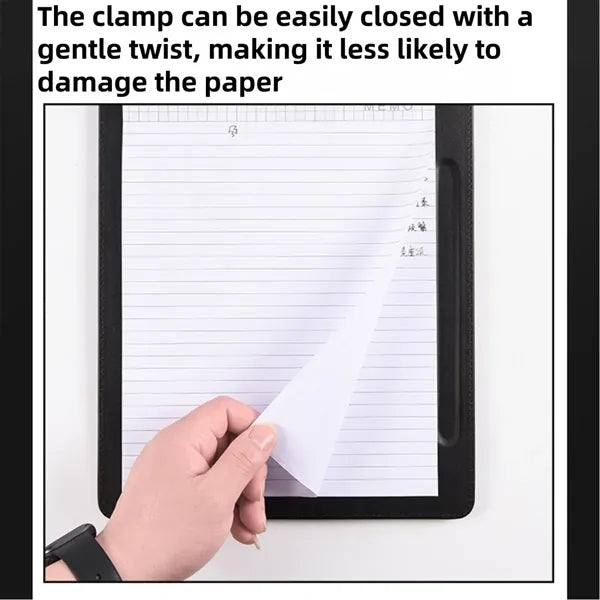 Customizable PU Meeting Magnetic Sticky Note Folder