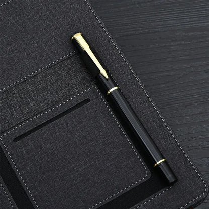 Portable A5 Waterproof And Wear-Resistant Leather Notebook