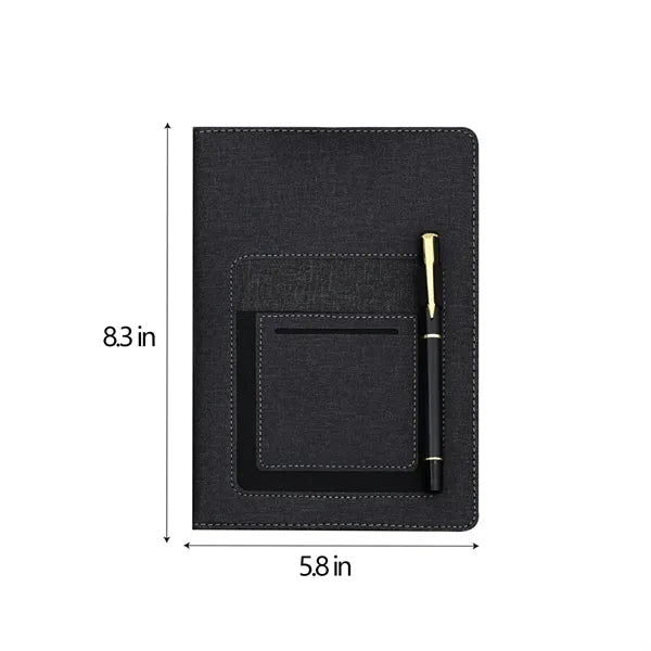Portable A5 Waterproof And Wear-Resistant Leather Notebook