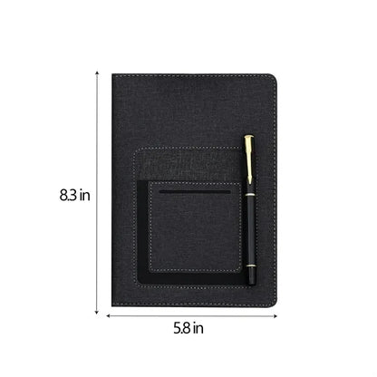 Portable A5 Waterproof And Wear-Resistant Leather Notebook