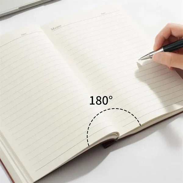 PU Leather Woven Paperback Business Customized Notebook