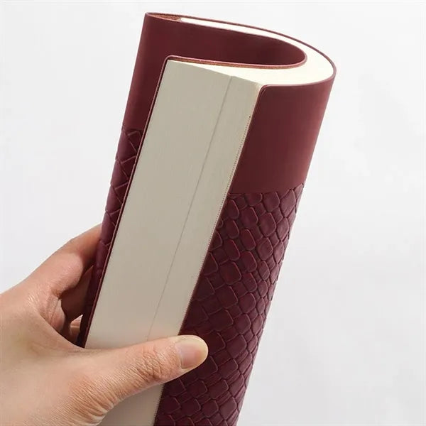PU Leather Woven Paperback Business Customized Notebook