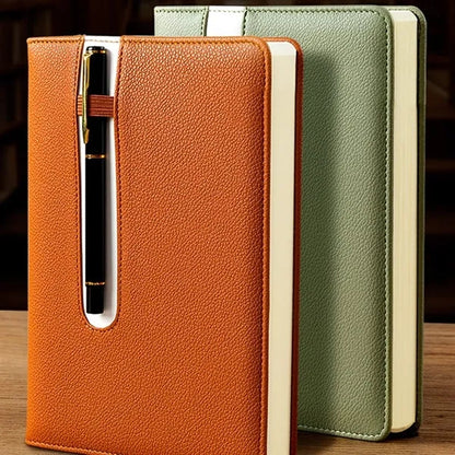 A5 Splicing Pen Holder Thickened Horizontal Line Notebook