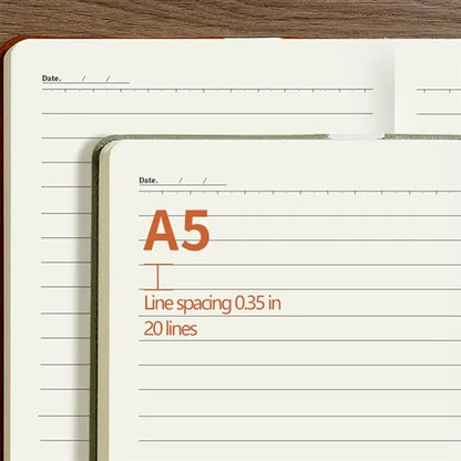 A5 Splicing Pen Holder Thickened Horizontal Line Notebook