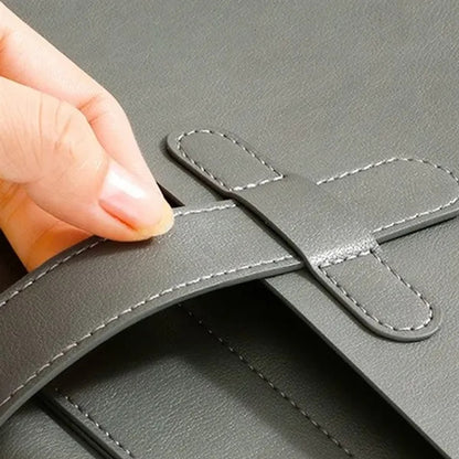 A4 Waterproof Portable Double-Pocket Document Handbag