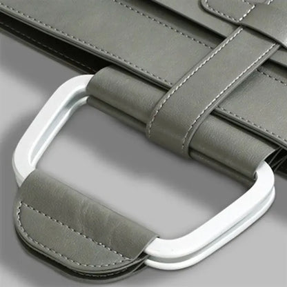 A4 Waterproof Portable Double-Pocket Document Handbag