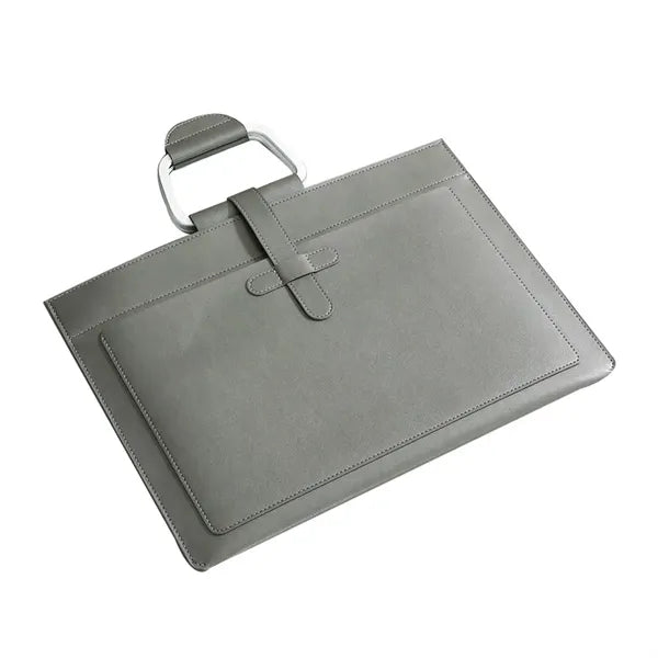 A4 Waterproof Portable Double-Pocket Document Handbag